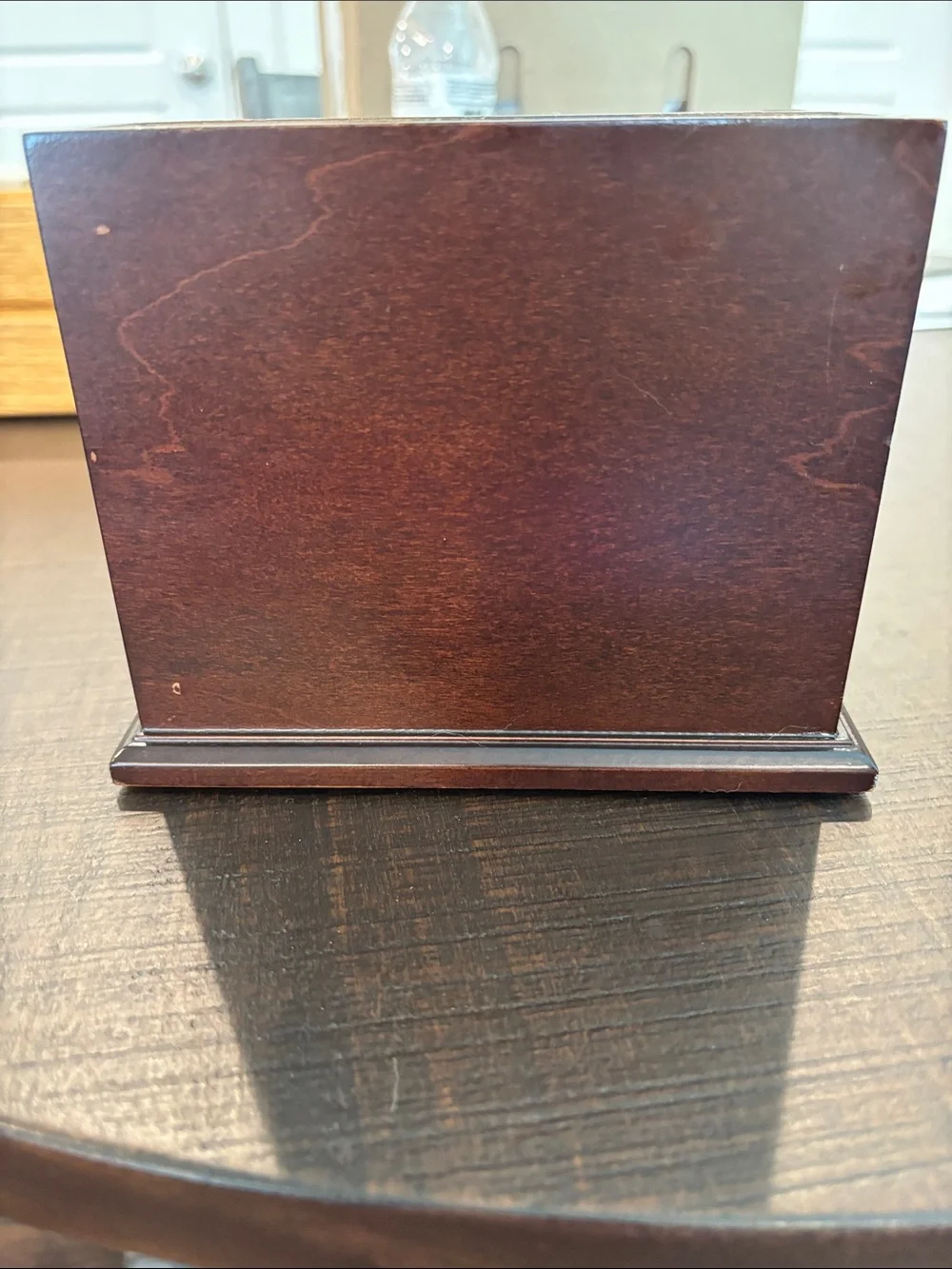 Pottery Barn Bedford Wood Desk Organizer Caddy - Mahogany Finish